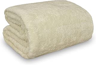 Chakir Turkish Linens Turkish Cotton - Oversized (40-Inch-by-80-Inch) Bath Towel, Beige - coolthings.us