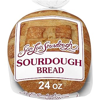 San Luis Sourdough Plain Sourdough Bread, Sourdough Bread, 24 oz Bag