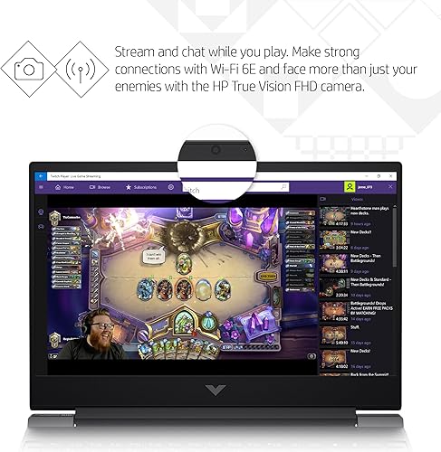 Miniatura 6 de HP Portátil Victus 16, pantalla FHD IPS de 144 Hz, AMD Ryzen 5 7640HS, 16 GB de RAM, SSD de 512 GB, GPU NVIDIA GeForce RTX 3050 (6 GB), Windows 11