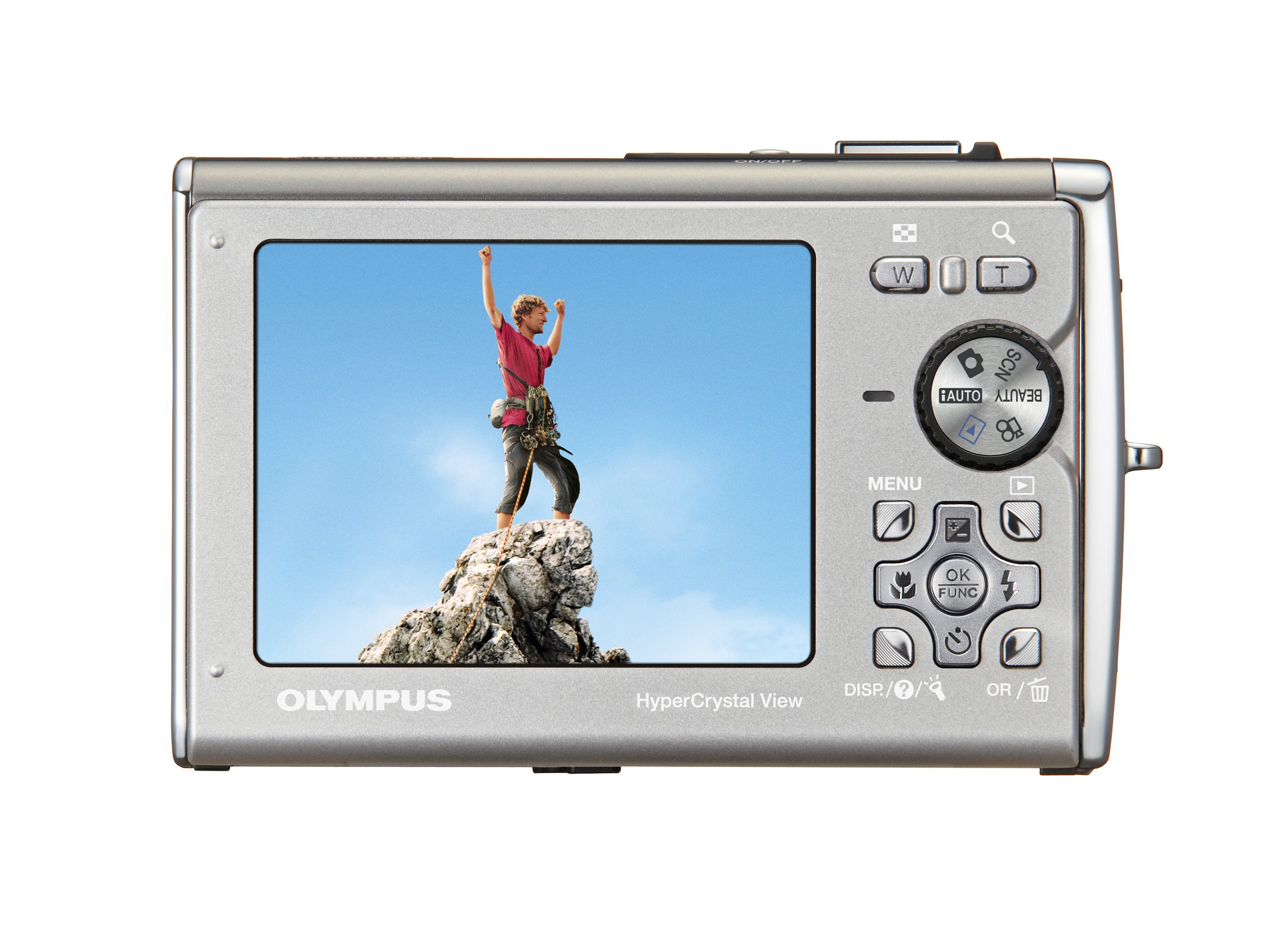Olympus TOUGH-8000 Appareil photo compact numérique 12 Mpix Zoom Optique 3,6x Ecran LCD 2,7" Etanche et anti-choc Argent