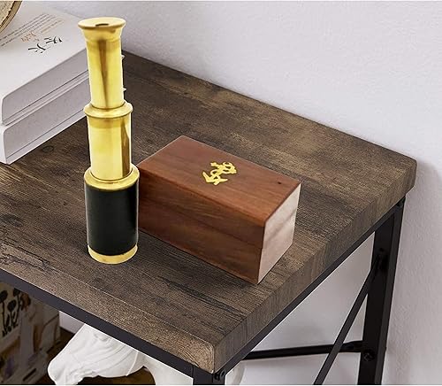 Miniatura 7 de Explore Handheld Brass Pirate Navigation Telescopio con caja de madera 6 Brass