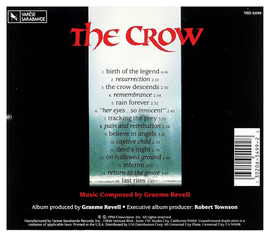 映画「ザ・クロウ」サントラ盤CD２枚セット 映画「ザ・クロウ」サントラ盤CD2枚セット Amazon.co.jp: ザ