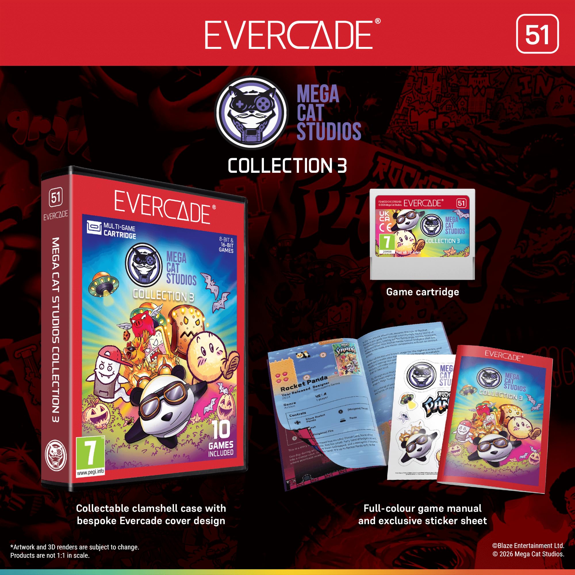 EVERCADE – Cartouche – Collection Mega Cat Studios 3