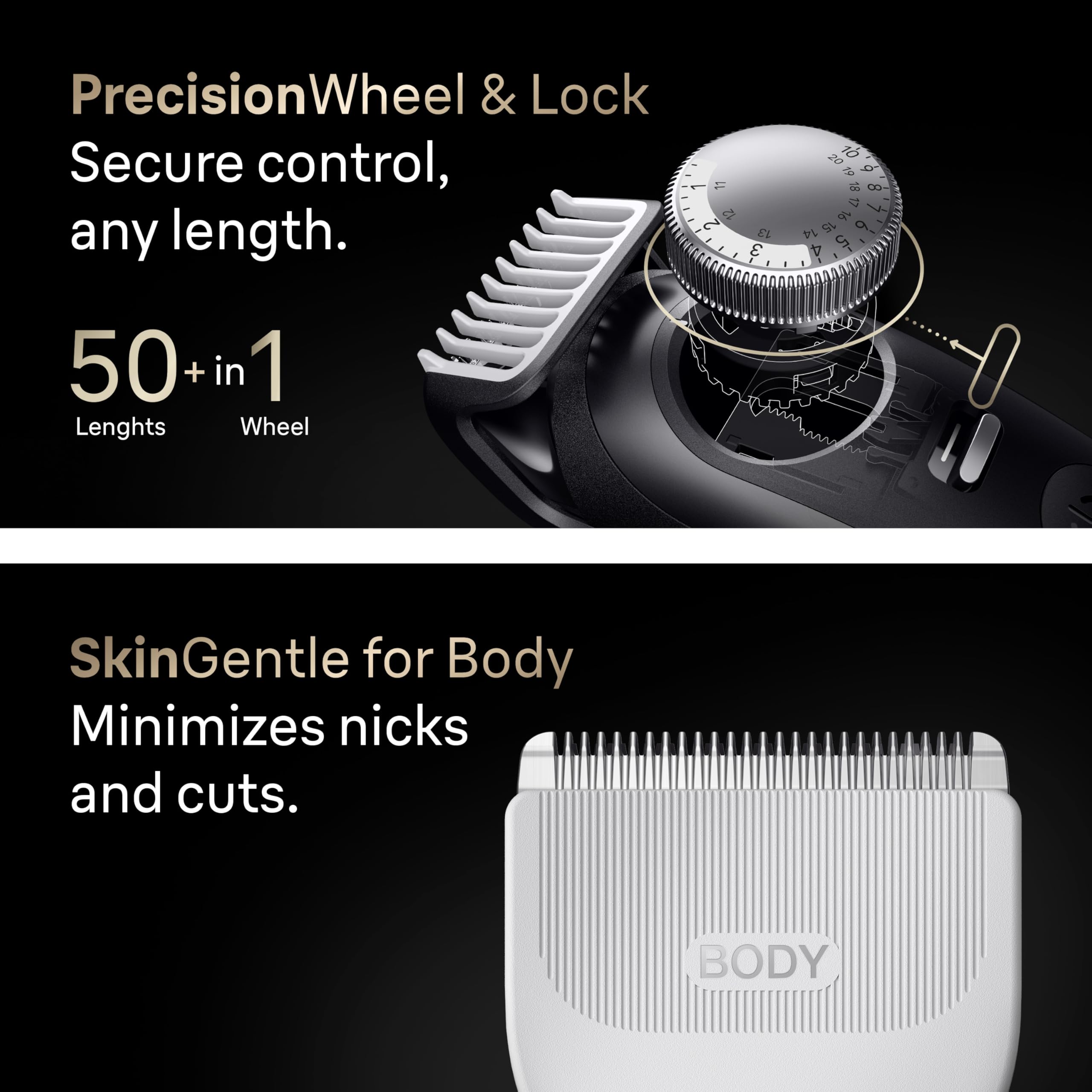 Braun Kit de rasage tout-en-un pour homme série 9 AIO 9555, barbe, visage, nez, oreille, tondeuse à cheveux, tondeuse pour le corps et manscaping