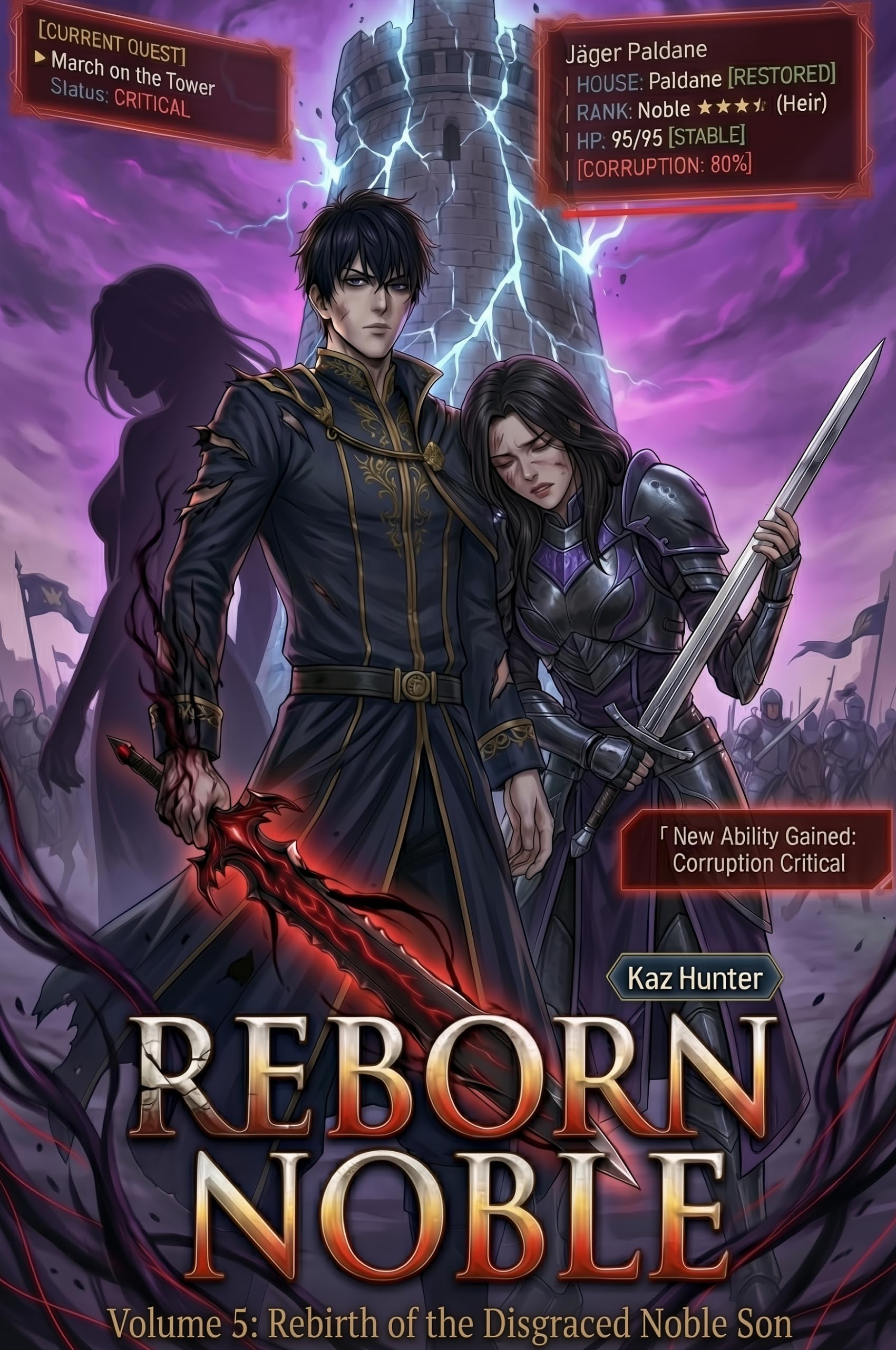 Reborn Noble 5: A Dark Fantasy LitRPG (Rebirth of the Disgraced Noble Son)