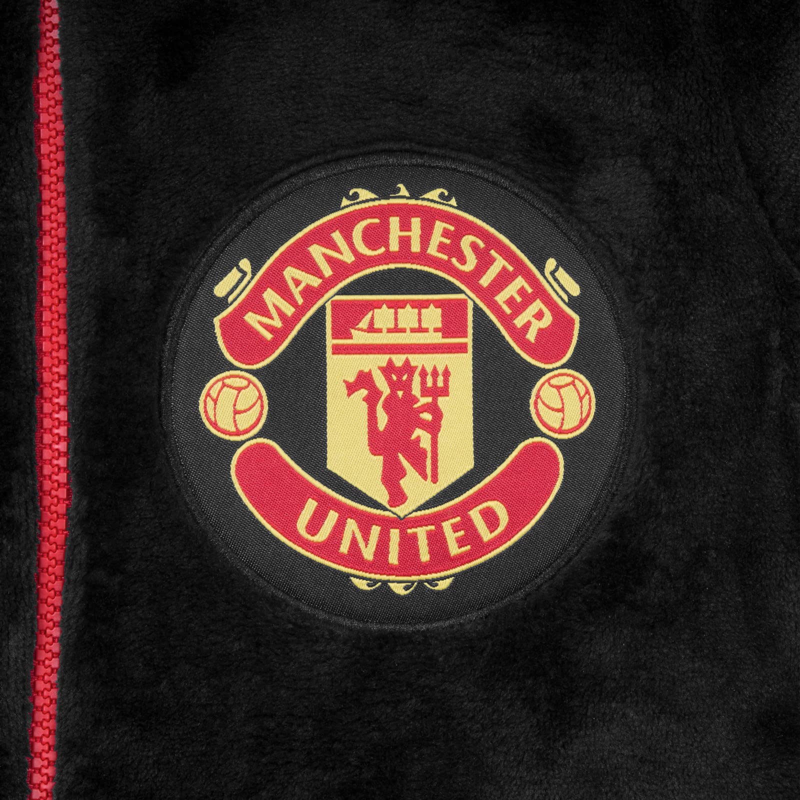 Manchester United FC Officiel - Combinaison Pyjama en Polaire - thème Football - Enfant
