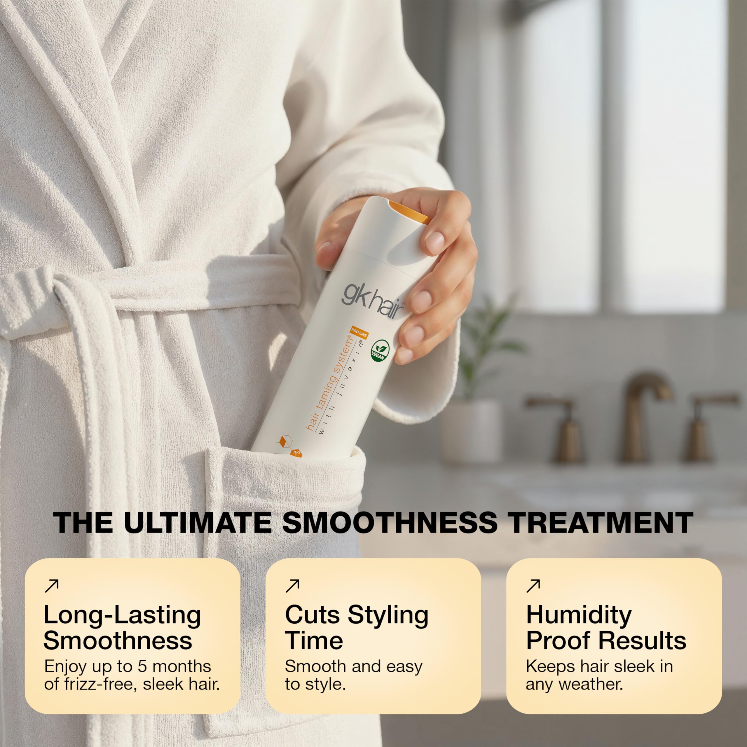 GK HAIR Global Keratin The Best (300ml / 10.1 Fl Oz) Tratamiento Capilar Suavizante de Keratina Complejo Brasileño Profesional Alisado Para un Cabello Suave y sin Frizz - Sin Formaldehído