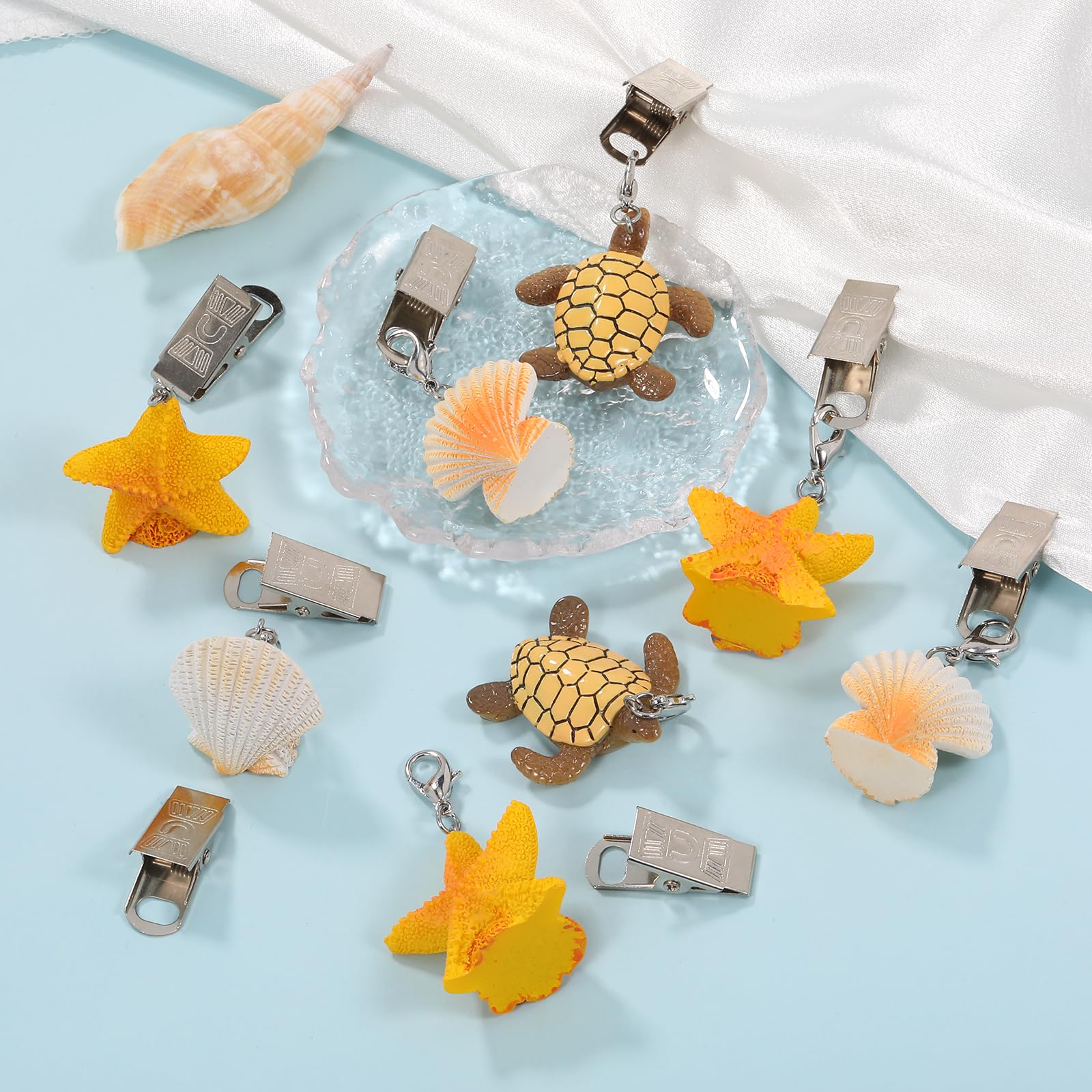 8 Poids De Nappe Mignons Forme Chiot Noir - Pinces Résine, Pour Pique-nique, Camping, Décoration De Table Extérieure - 12
