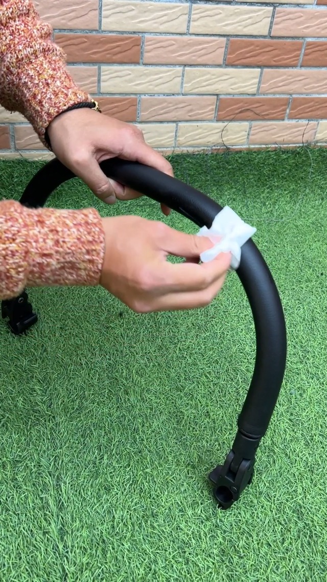 Manubrio Para Carriola para Bebé BABYZEN YOYO - manubrio negro, revestimiento de piel sintética