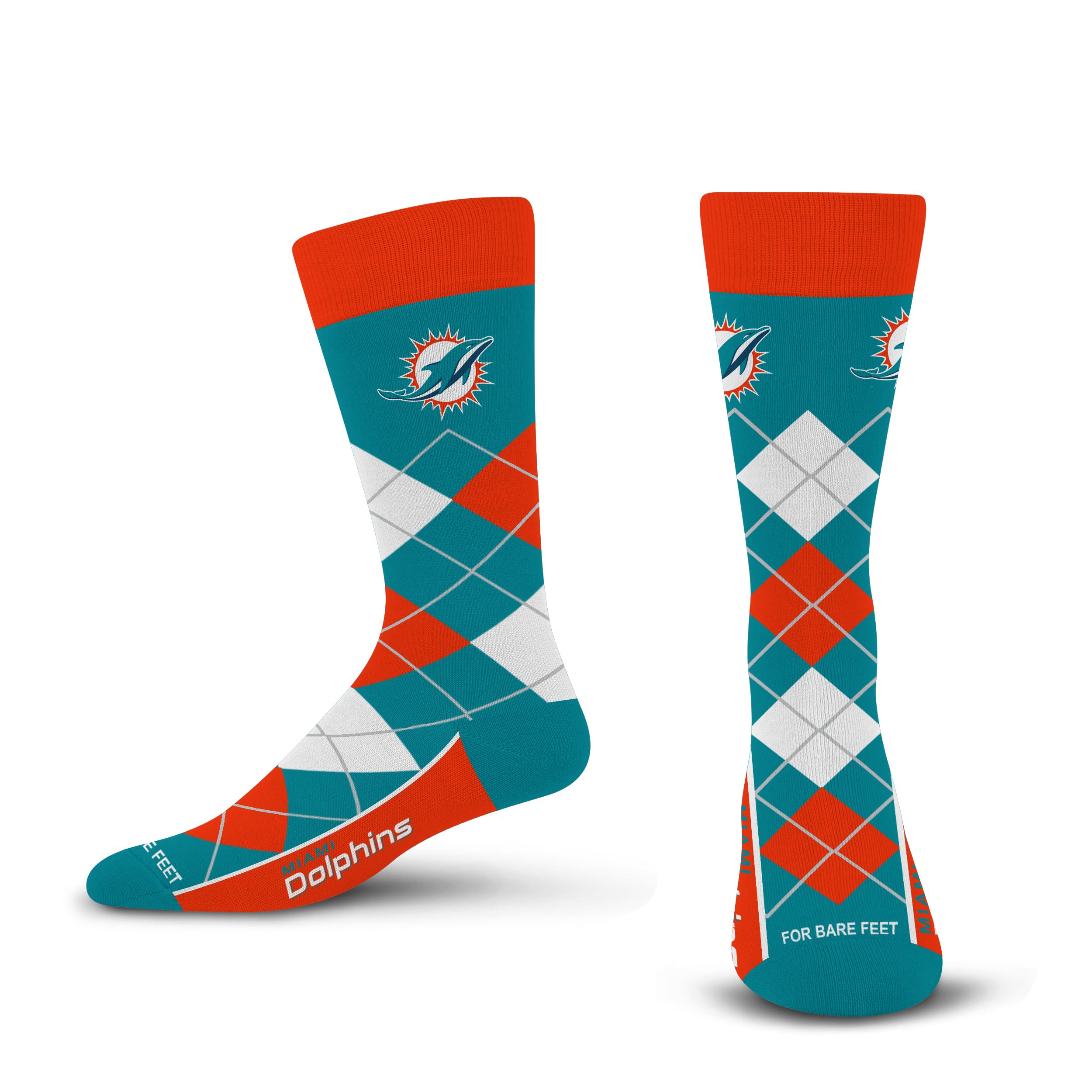 For Bare FeetArgyle Remix Dress Sock
