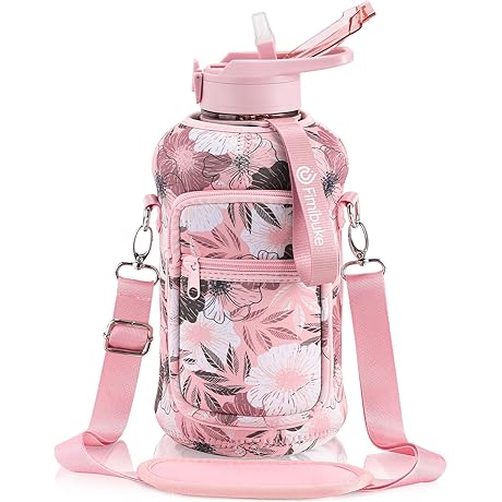 Fimibuke Half Gallon Water Bottle Sleeve 64 OZ