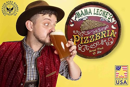 Vista 156 de THOUSAND OAKS BARREL CO. Personaliza el letrero de un cuarto de barril con cócteles de gato negro, barril de vino hecho de madera de roble de alta