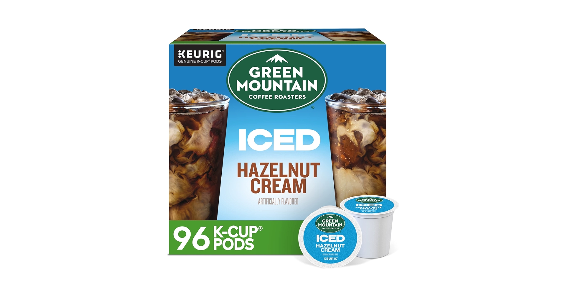 Amazon.com: Green Mountain Coffee Roasters ICED Hazelnut Cream