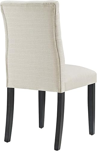 Miniatura 4 de Modway MO- Duchess - Silla de comedor tapizada con botones capitoné moderna, color beige