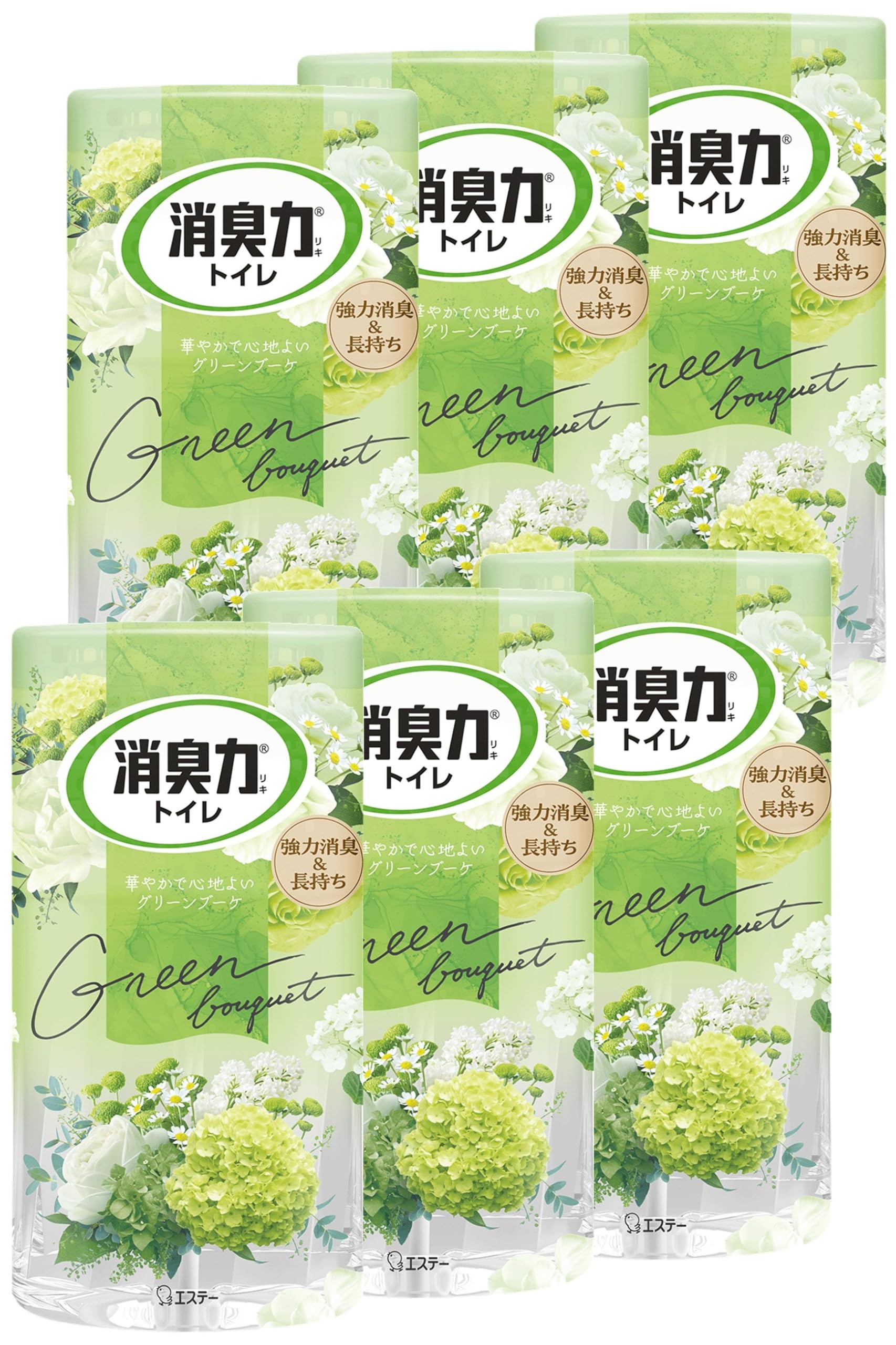 Amazon.co.jp: 消臭力 [まとめ買い] トイレ用 置き型 グリーンブーケ