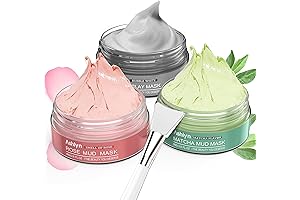 Ashlyn Clay Mask Kit, Bubble Spa Pampering Set's Zero Gravity Bubble Mask,...