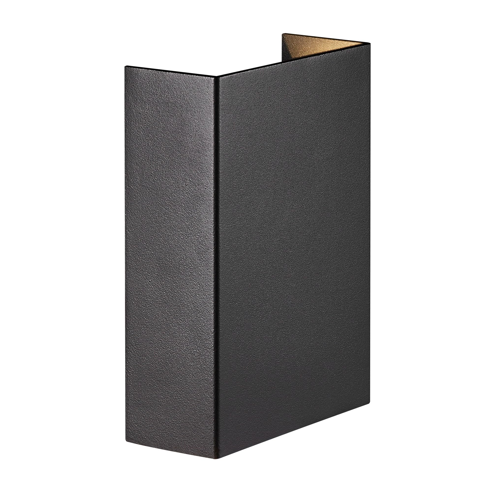 Nordlux Fold 10 Outdoor Wall Light - Black - Integrated LED