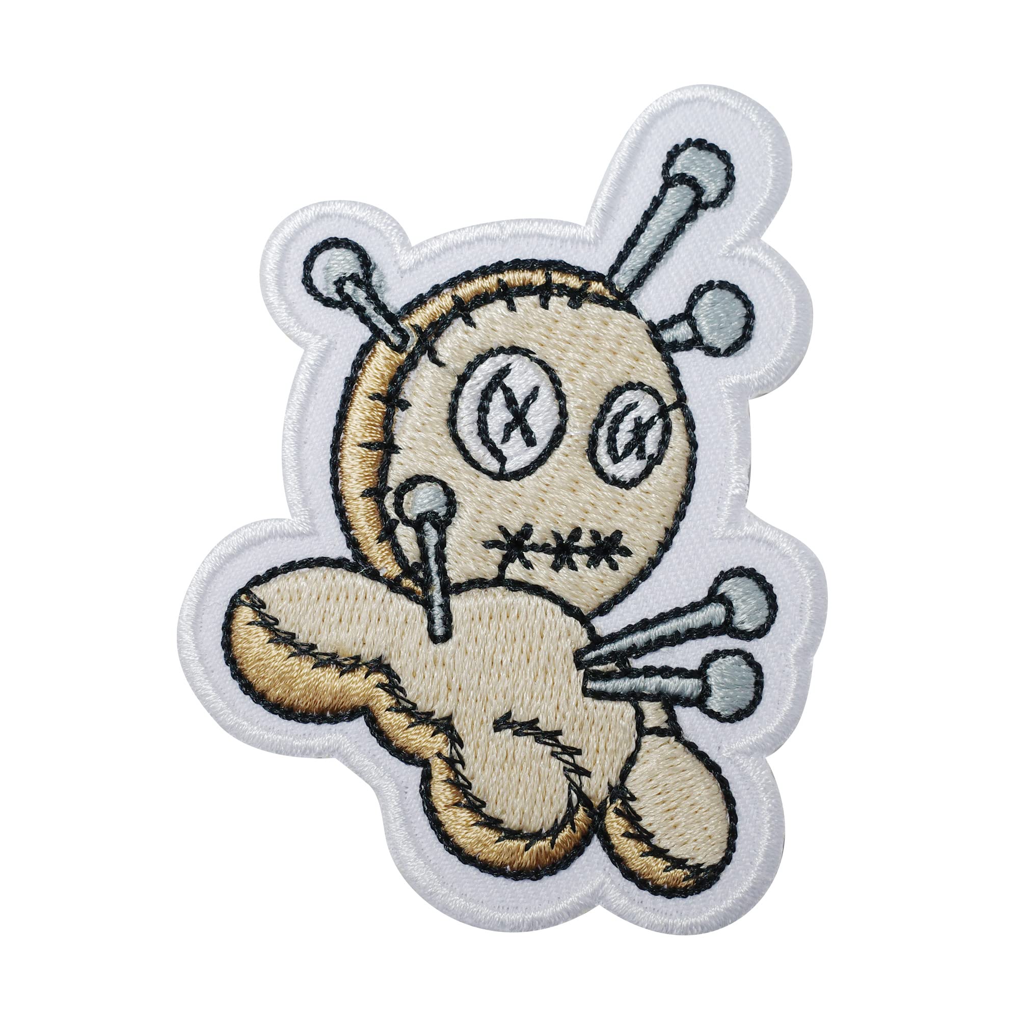 Octory Voodoo Patches Iron On Embroidered Patch Saw On/Iron On Applique for Jeans, Hats, Bags