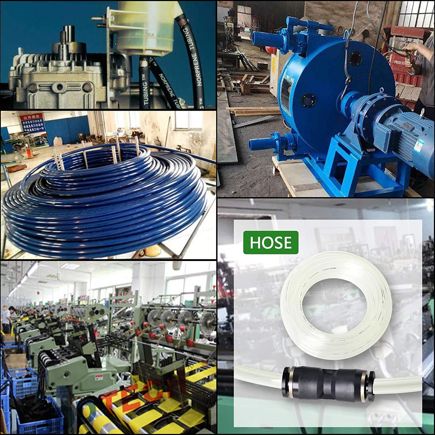 Tuyau Pneumatique Flexible En TPU Pour Compresseur D'air Et Huile