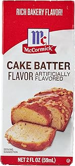 Cake Batter Flavor, 2 Fl Oz (Pack of 1)