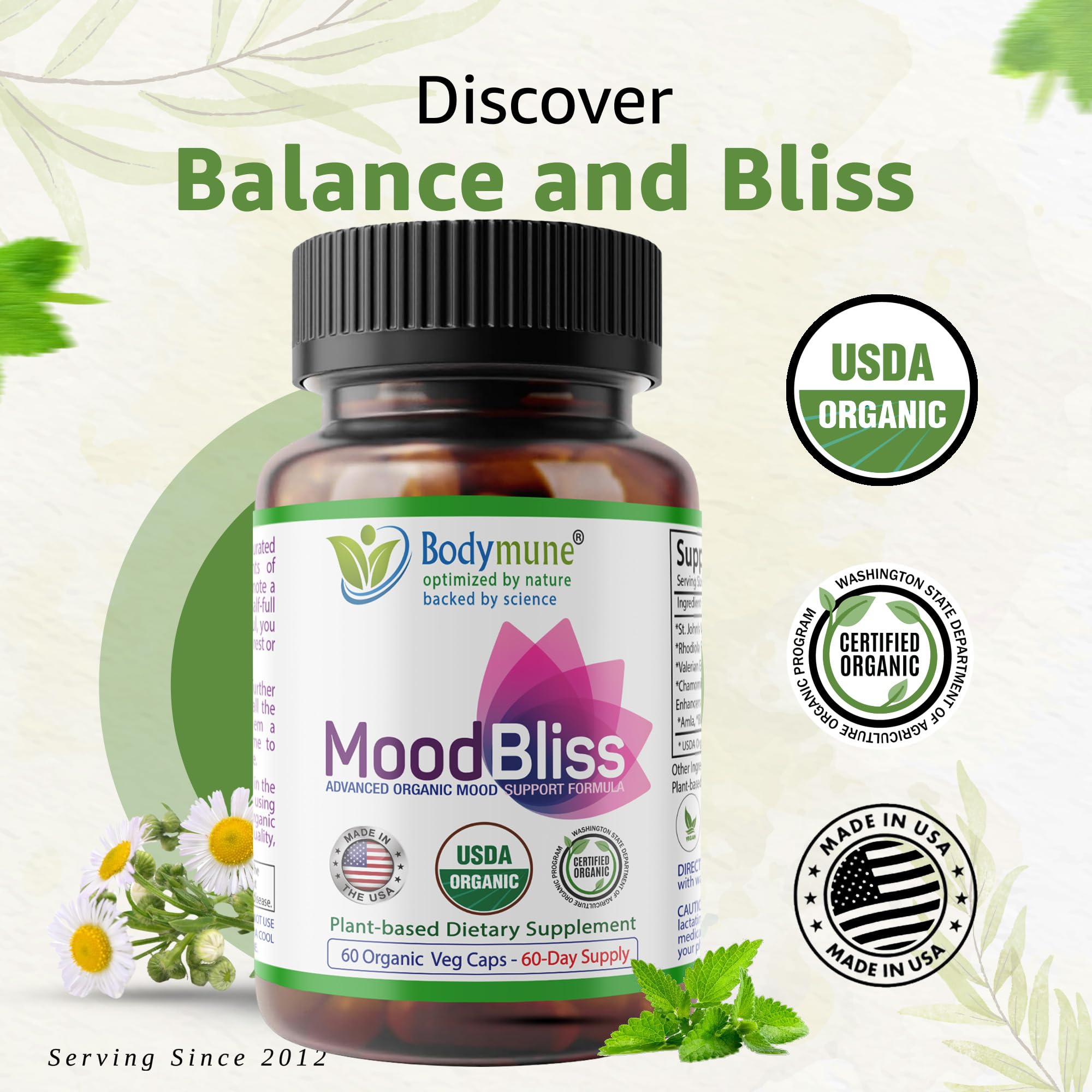 Bodymune MoodBliss – Organic Mood Support & Stress Resilience Supplement — Amazon image 6
