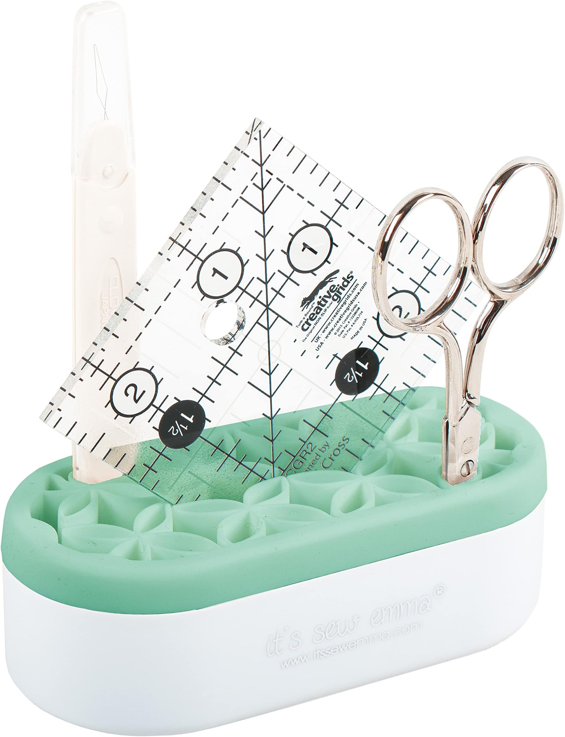 It's Sew Emma MINI OhSew! Organized Stash 'n Store-Mint -ISE742