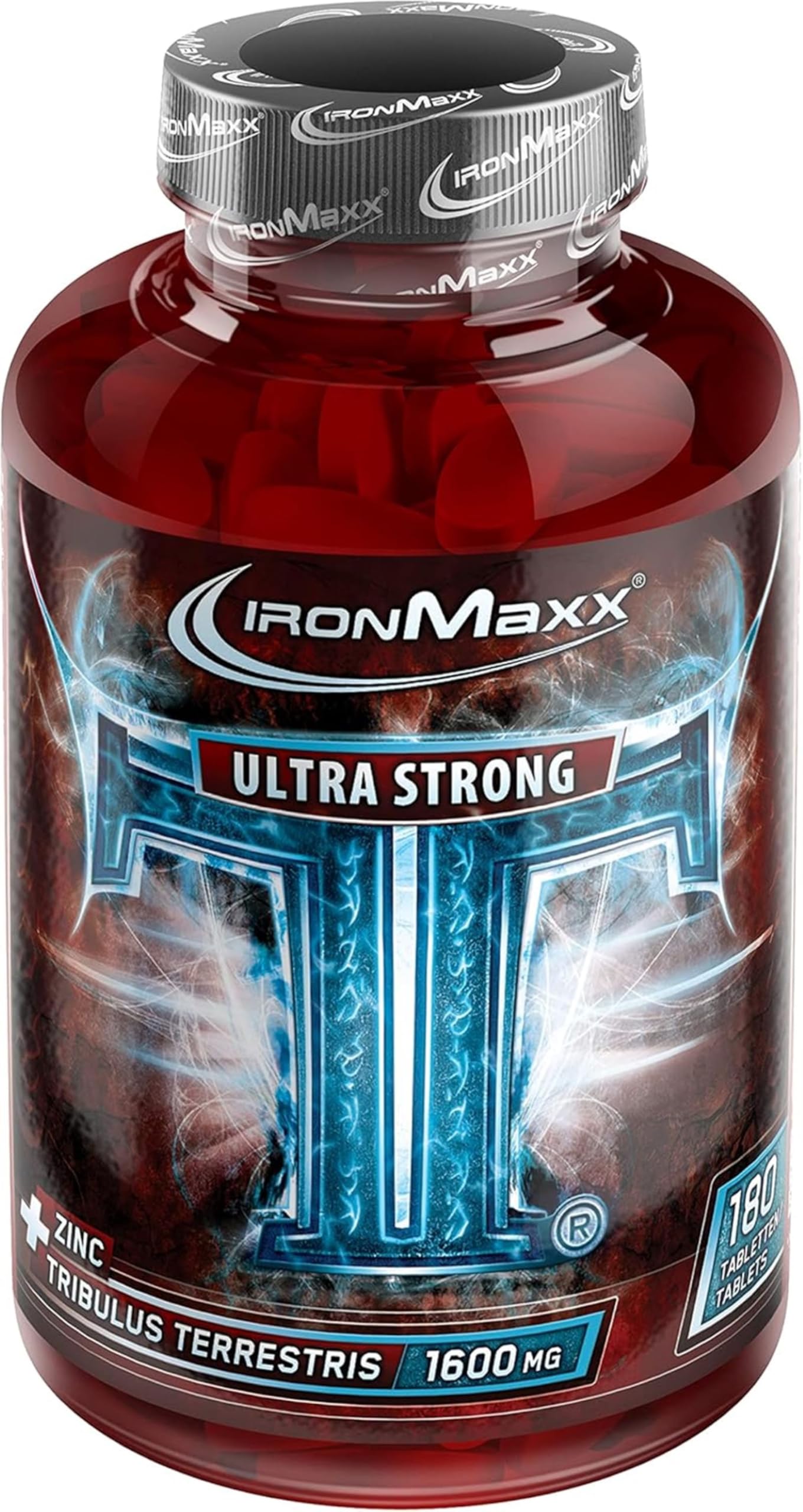 IronMaxx – Tribulus Terrestris – 180 comprimés – Complément alimentaire au zinc pour le sport & la nutrition