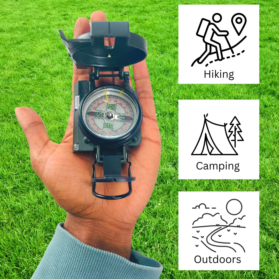 ADROIT Military Style Lensatic Sighting Compass | 2