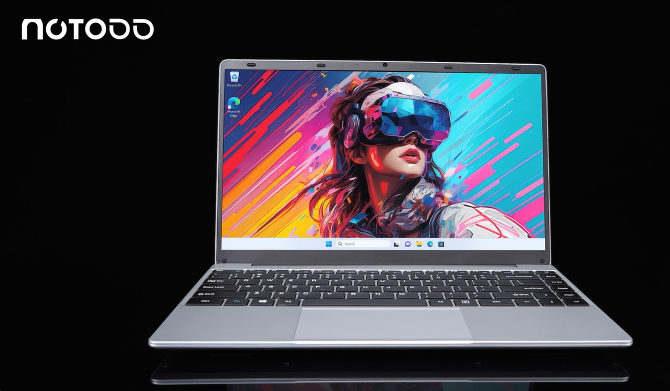 SADSYMB PC Portatile 14 Pollici 16GB DDR4 256GB SSD, Win 11 Notebook con Quad Core Celeron N4120, 1920 * 1080 IPS FHD Portatile Laptop con WiFi 5, Mini HDMI, USB-3.0, Mouse Inclusi