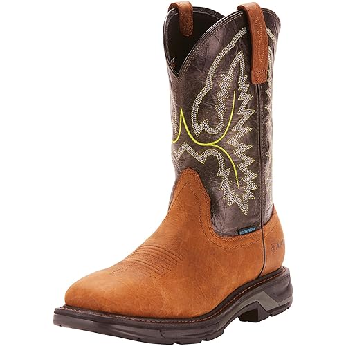 ARIAT mens Workhog Xt Wide Square Toe Waterproof Carbon Toe Work Boot