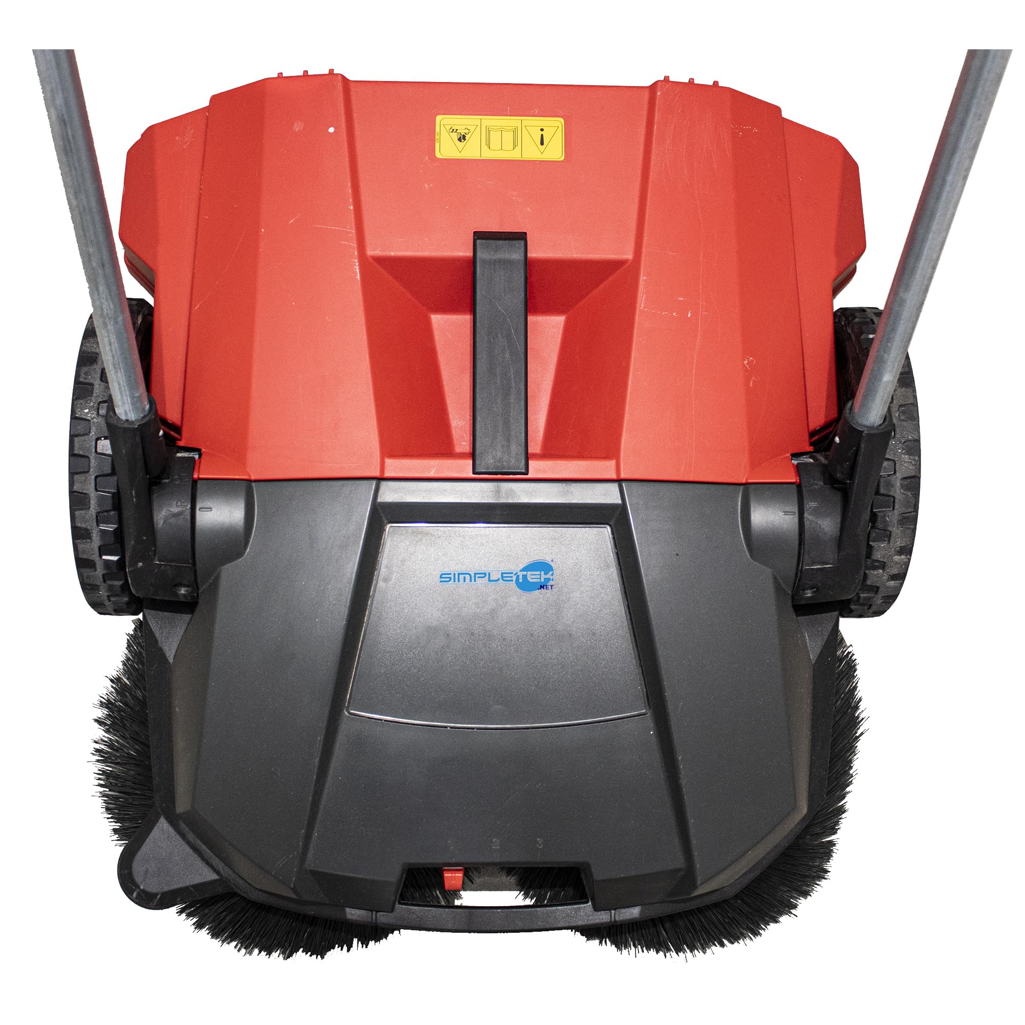 SIMPLETEK - Spazzatrice manuale a spinta 355 1600 m²/h Spazzole 20L 20 litri (Ricondizionato)