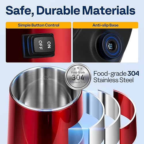 Miniatura 10 de VIVOHOME Encimera de destilador de agua de 1.1 galones4L 304 de acero inoxidable destilada con filtro purificador de interruptor inteligente para