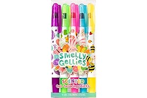 Scentos Scented Markers: Glidewrite Gel Coloring Sticks, Crayons & Highlighters