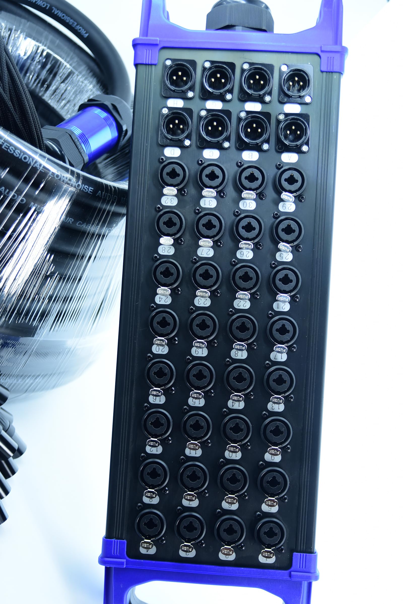 Arklove 32 Send Female 8 Return Male 40-Channel Low Profil XLR 1/4