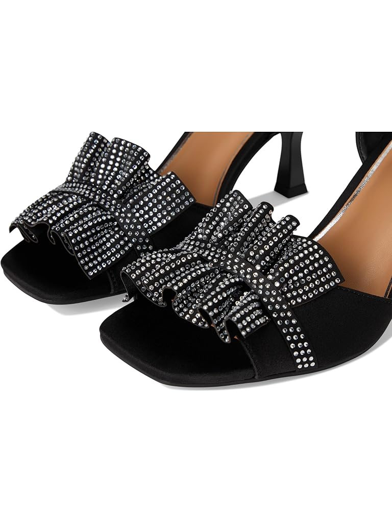 Black J. Renee Almita Ankle Strap Sandals