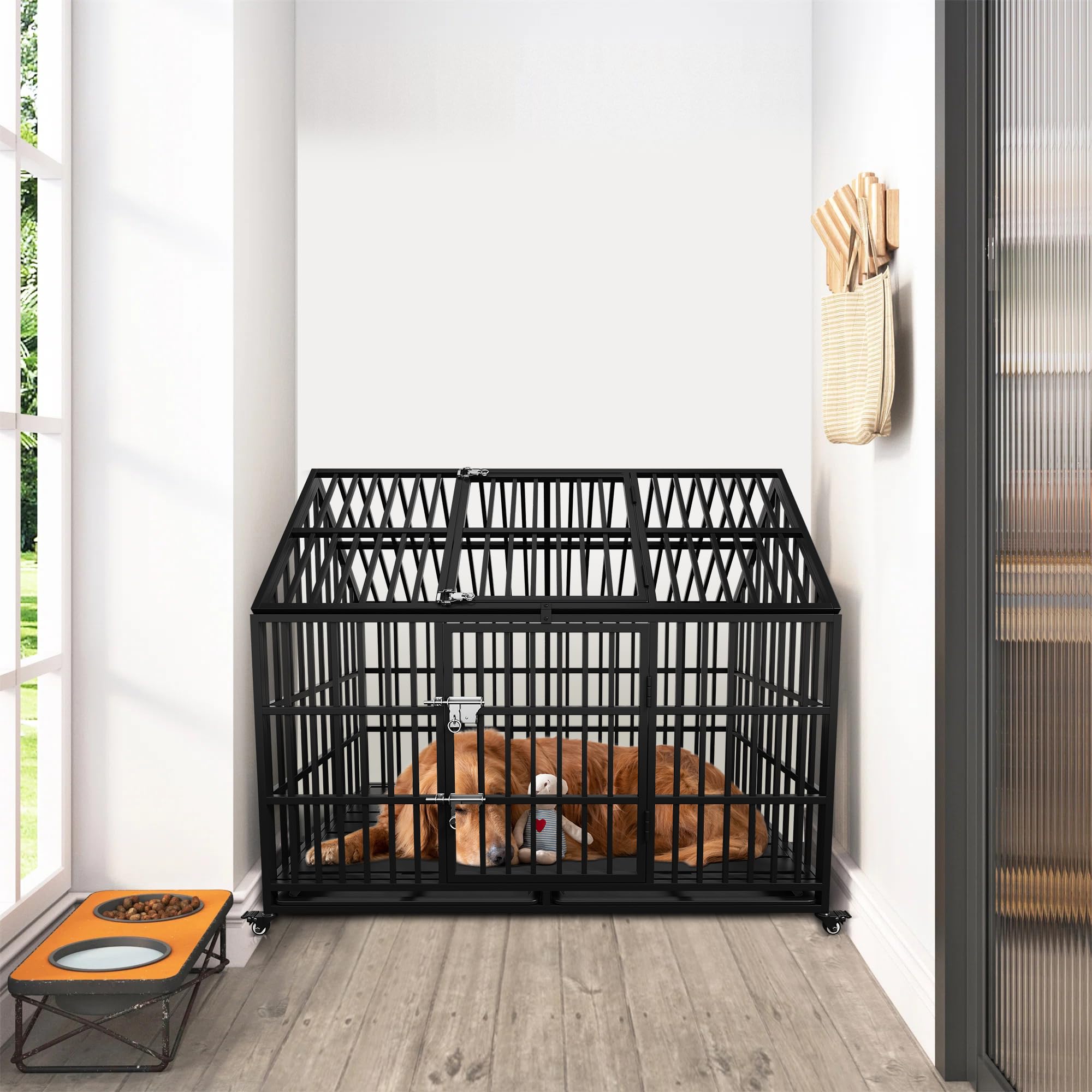 Amazon.com : 54 Dog Crate with Mat, Large Dog Crat for for Large