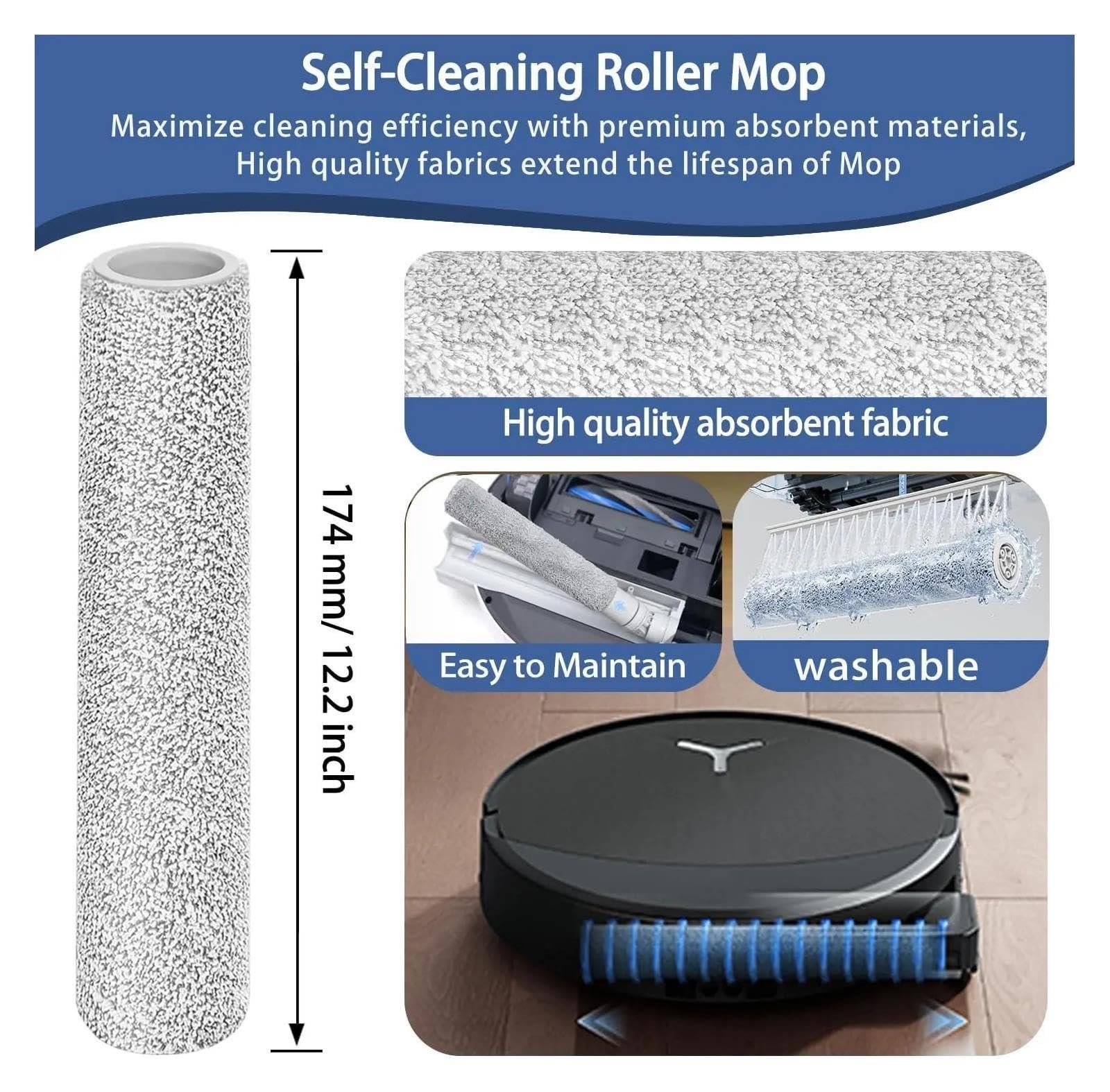 Compatible con Ecovacs Deebot El Robot Aspirador X12 OmniCyclone