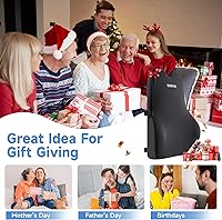 Vista 7 de Almohada de apoyo lumbar para automóvil, camión, accesorios de espuma viscoelástica, cojín de respaldo para asiento de conducción, soporte lumbar