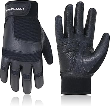 HANDLANDY HLDD Baseball Batting Gloves Durable Grip, Breathable Softball Batting Gloves for Adults Youth Kids Gift for Players