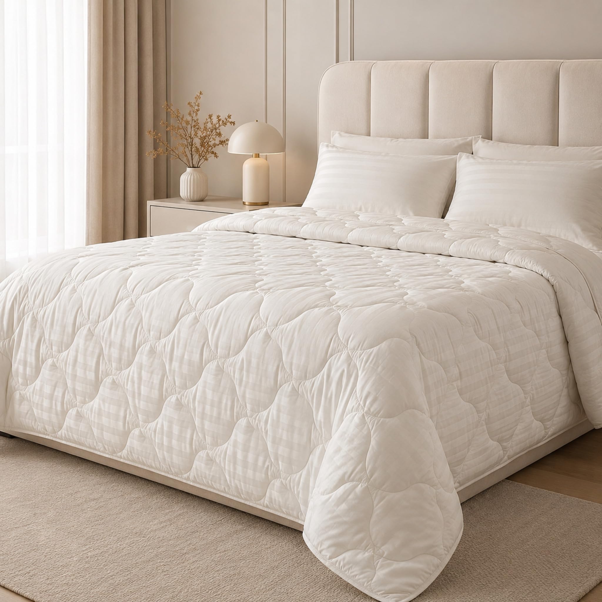Zambaiti Trapunta Matrimoniale Invernale in Microfibra Made in Italy Allure