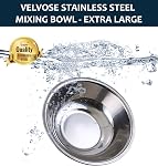 Stainless Steel Mixing Bowl Extra Large, 17-Quart, 18.5 inch (Diameter), 5.3 inch (Height) Mixing Bowl 18.5" (1)
