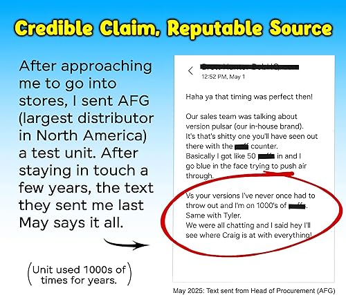 Miniatura 4 de (1) Smoke Eraser (filtro de aire personal con más de 1500 exhalaciones fáciles) + muelle (secador de filtro HEPA) para uso pesado o cualquier deseo