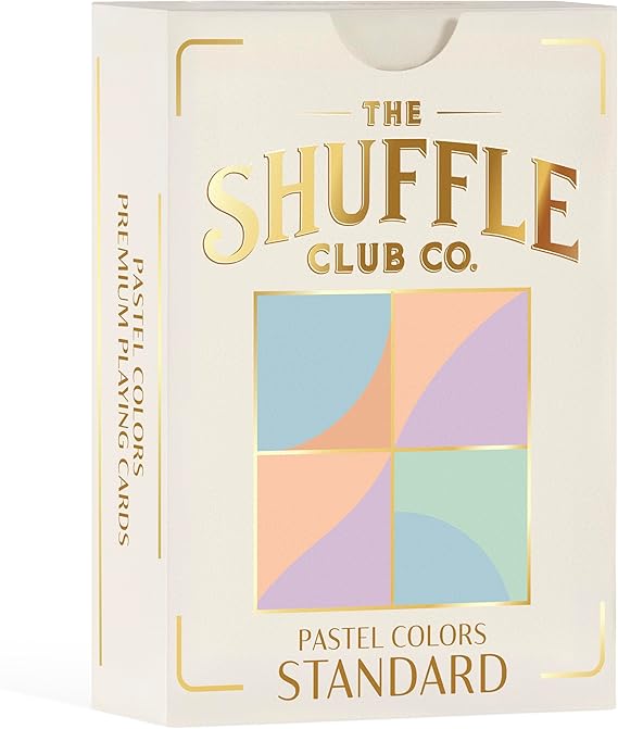 Pastel Playing Cards – Hand-Illustrated Aesthetic Deck | Soft Color Design in Pink, Lavender & Mint | Premium Poker & Blackjack Cards for Card Collectors – Made in The USA