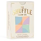 Shuffle Club Co Pastel Playing Cards – Hand-Illustrated Aesthetic Deck | Soft Color Design in Pink, Lavender & Mint | Premium Poker & Blackjack Cards for Card Collectors – Made in The USA