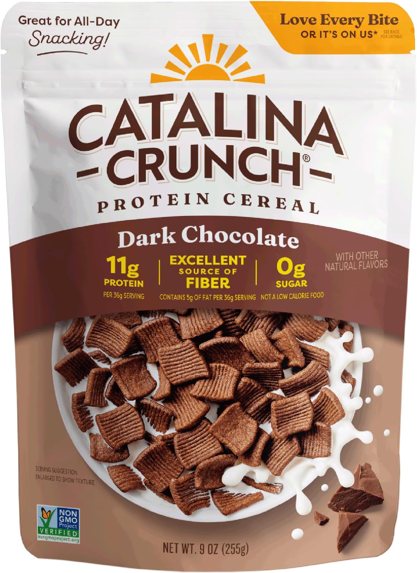 Dark Chocolate Keto Cereals | Low Carb and Gluten Free | Catalina Crunch | 255g