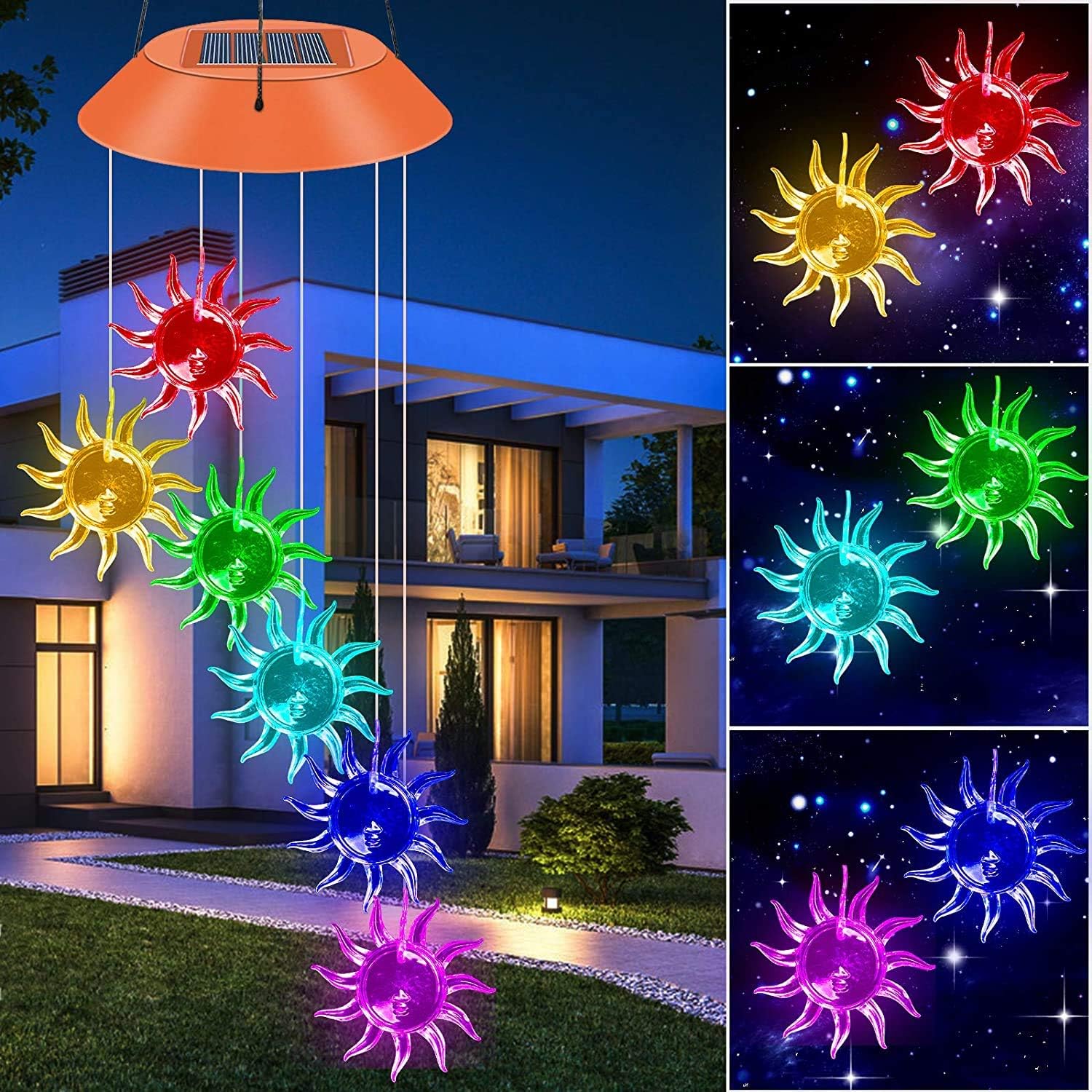 Six Foxes Sunflower Decorative Mobiles