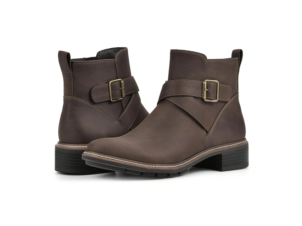 Cliffs by White Mountain Elie (Dark Brown) Women's Boots INTERNATIONAL SHIPPING