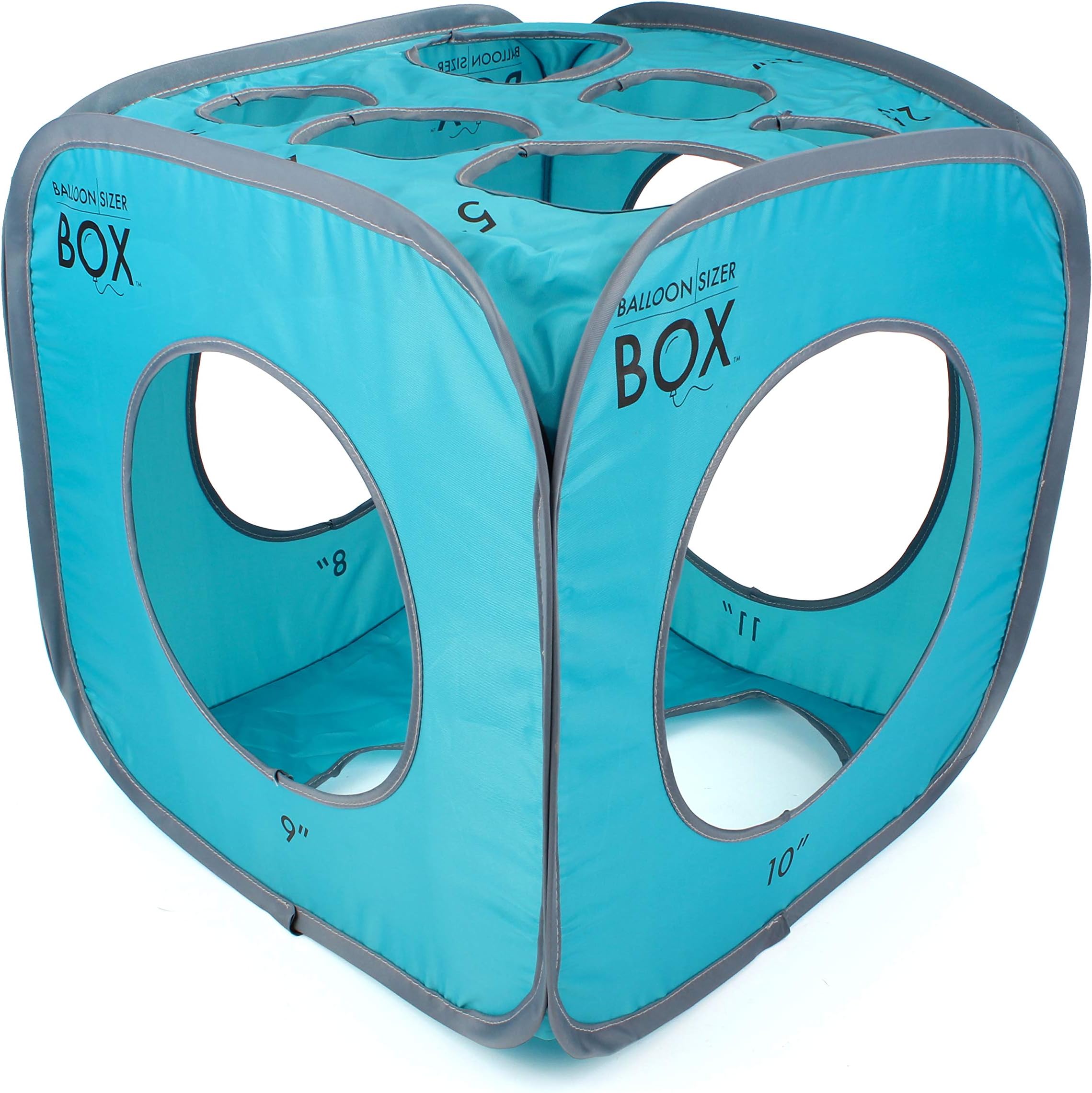 Balloon Sizer Box - Measurement Tool for Decorations, Arches, Columns & Centerpieces - 13 Hole Box