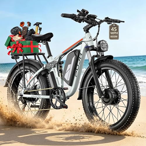 8000W Dual Motor ebike 60V 24" Fat Tire All Terrain for PU364Pro
