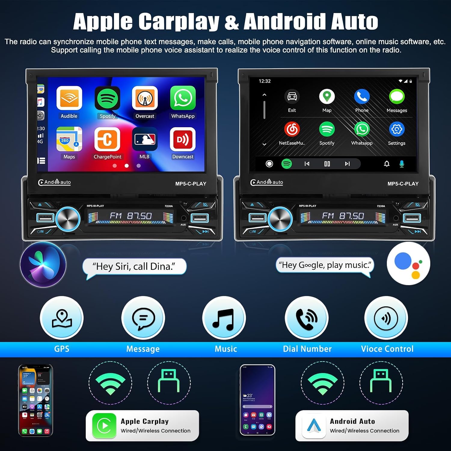 SIXTOP 2+64G Android 13 Single Din Car Stereo User Manual